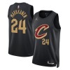 Män Cleveland Cavaliers Tröja Lauri Markkanen 24 Jordan 2022-23 Statement Edition Svart Swingman